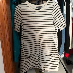 French Connection striped t-shirt dress